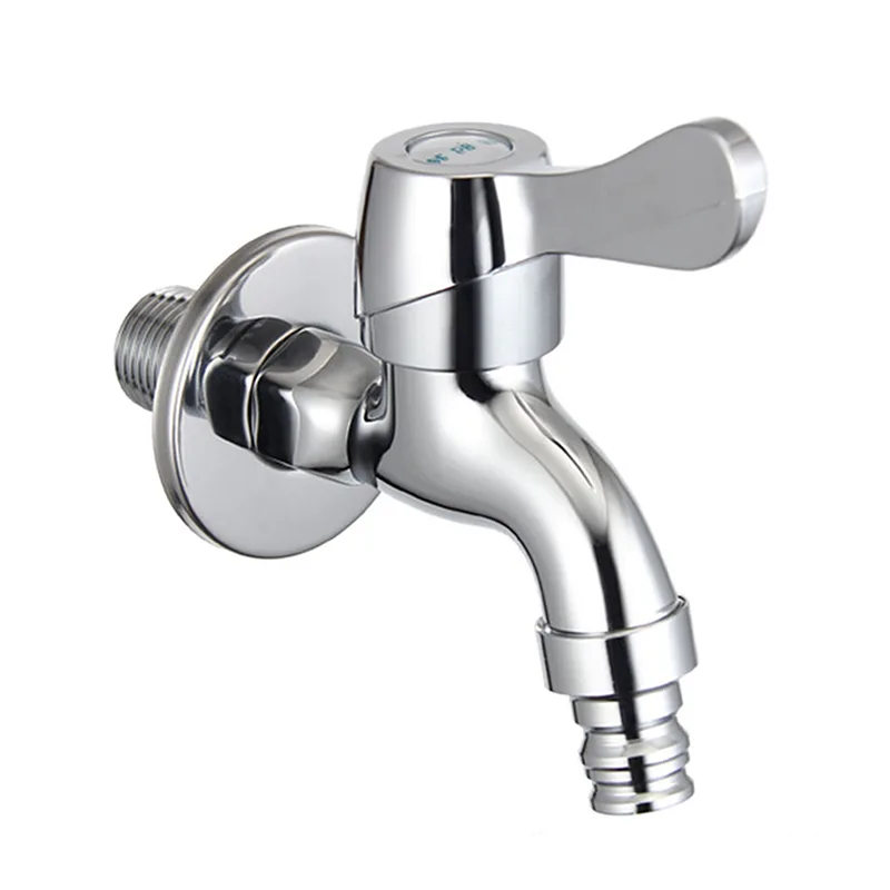 Цельномедный утолщенный однохолодный быстрооткрывающийся смеситель для швабры для бассейна