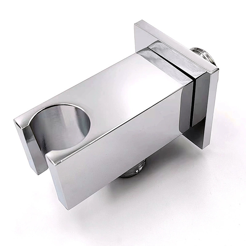 Латунный держатель и кронштейн для душа, современное минималистское скрытое квадратное ручное крепление для душа