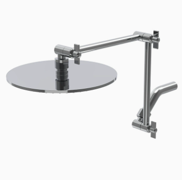 Двухшарнирный зубчатый душевой кронштейн