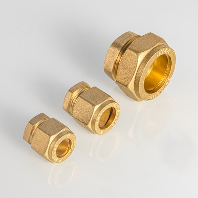 EN1254 Кованый латунный стопорный конец для фитингов подачи воды низкого давления