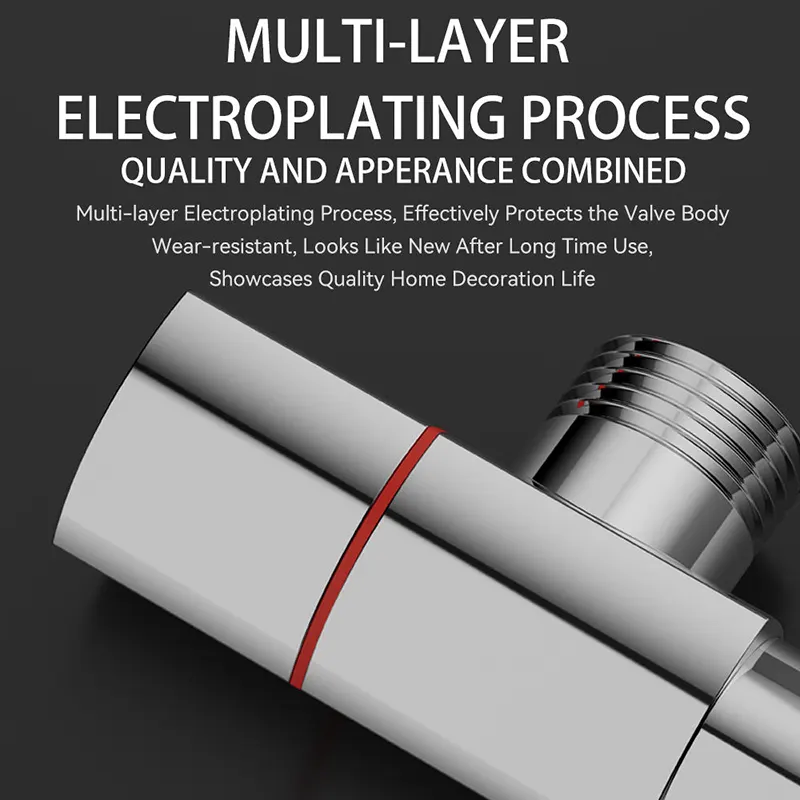 Electroplated Brass Angle Valve