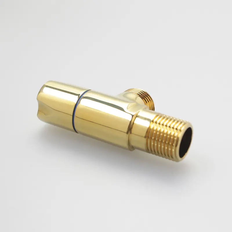 Golden Brass Angle Valve