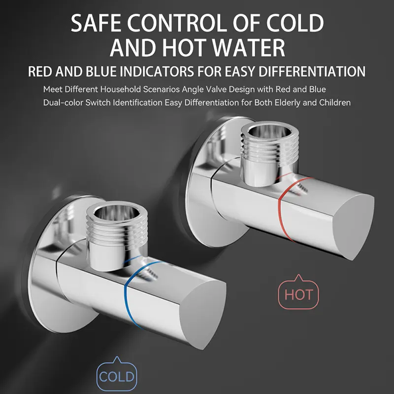 Electroplated Brass Angle Valve