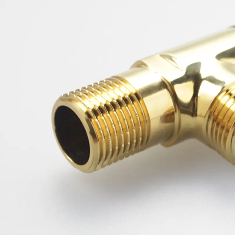Golden Brass Angle Valve