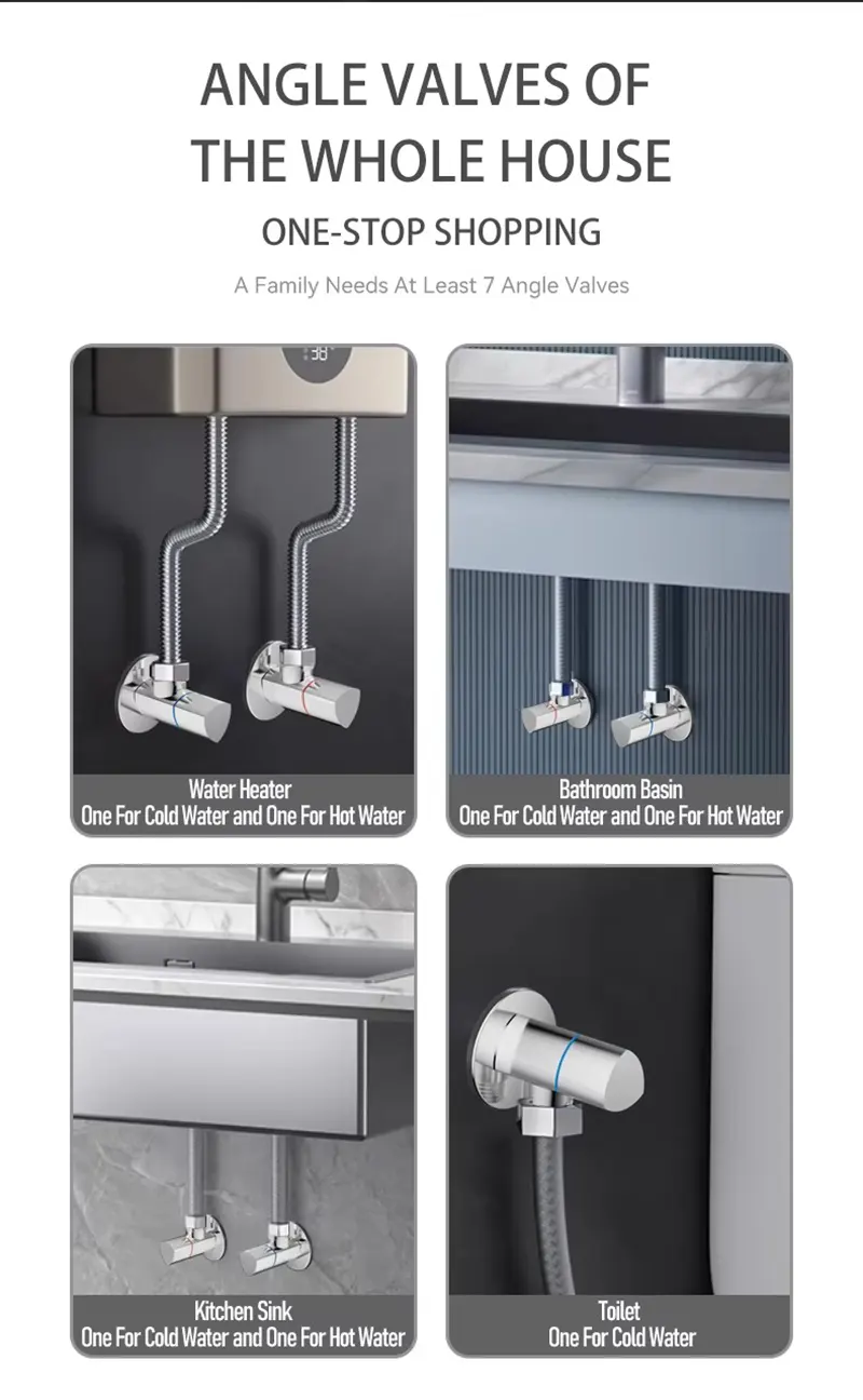 Reinforced Brass Angle Valve