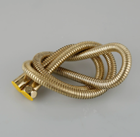 Многоразмерный душевой шланг из нержавеющей стали, взрывозащищенная выдвижная трубка из EPDM для распылителя для биде и углового клапана для унитаза