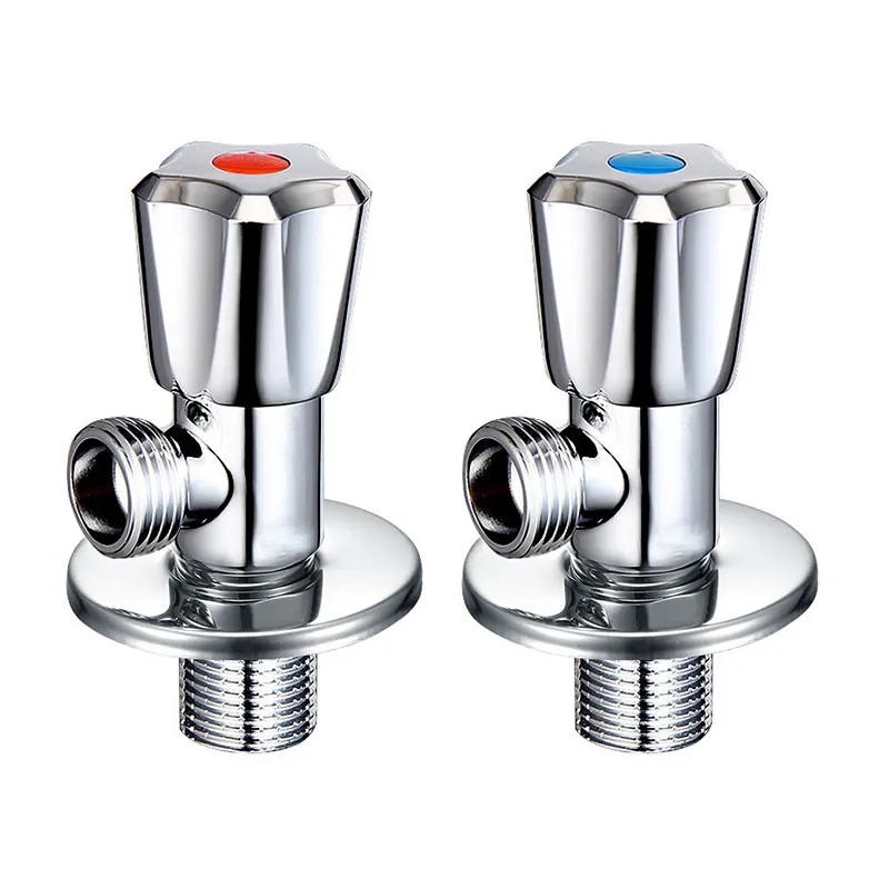 Цельный латунный угловой клапан