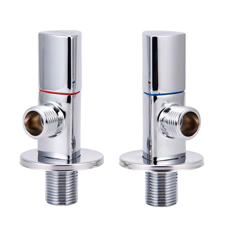 Усиленный латунный угловой клапан