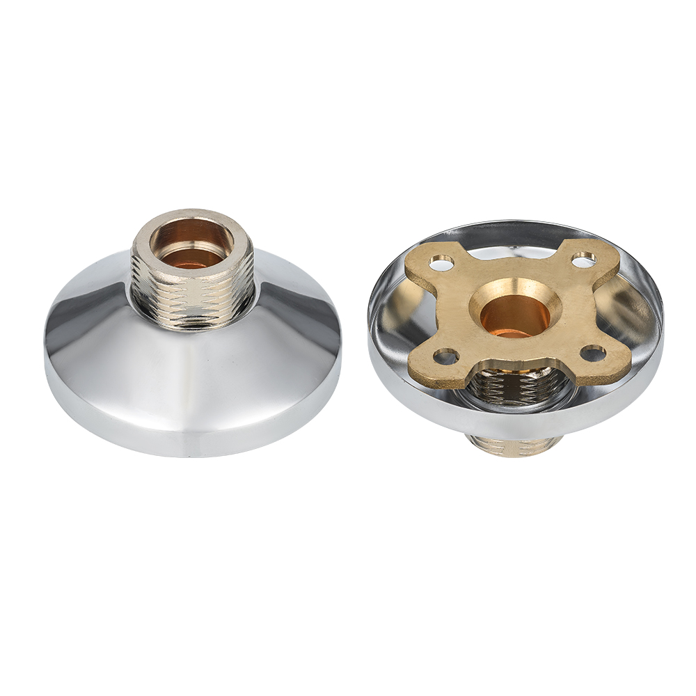 Монтажные комплекты для душа серебристого цвета