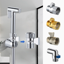 Прямой быстрооткрывающийся запорный клапан из цельной латуни 1/2 дюйма